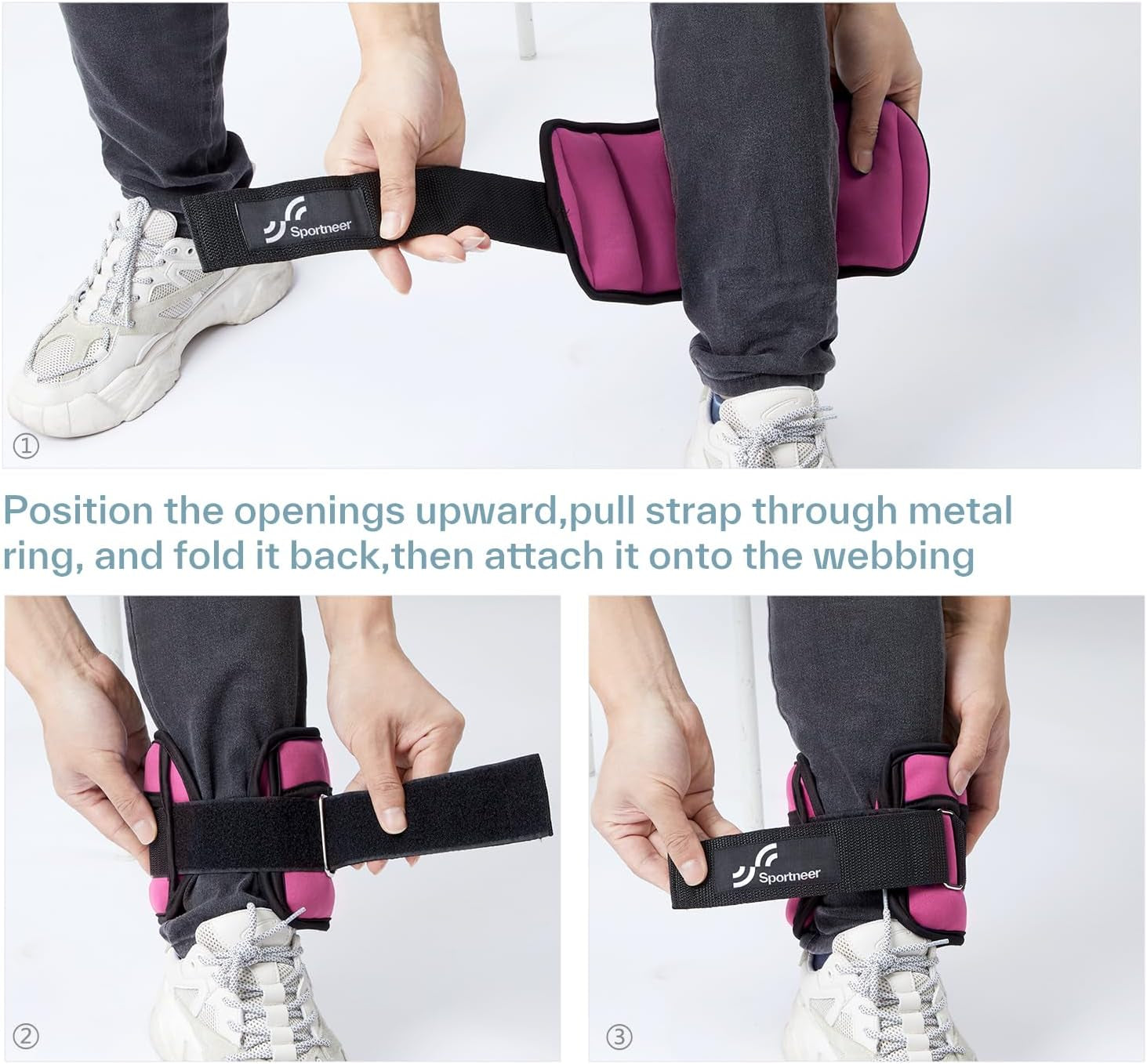 Adjustable Ankle and Wrist Weights for Women Pair of 4Lb/13Lb | Soft Neoprene Ankle and Wrist Weights for Walking, Running, Yoga, Workouts, Fitness, and Physical Therapy