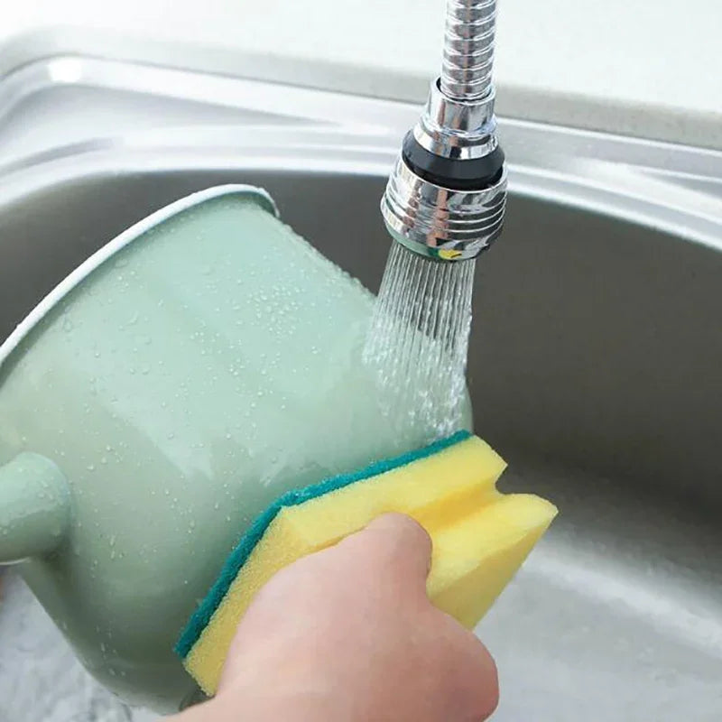 360° Rotatable Faucet Extender with Dual Mode Water-Saving Spray Head - Universal Pressure Sprayer Faucet Filter for Kitchen and Bathroom