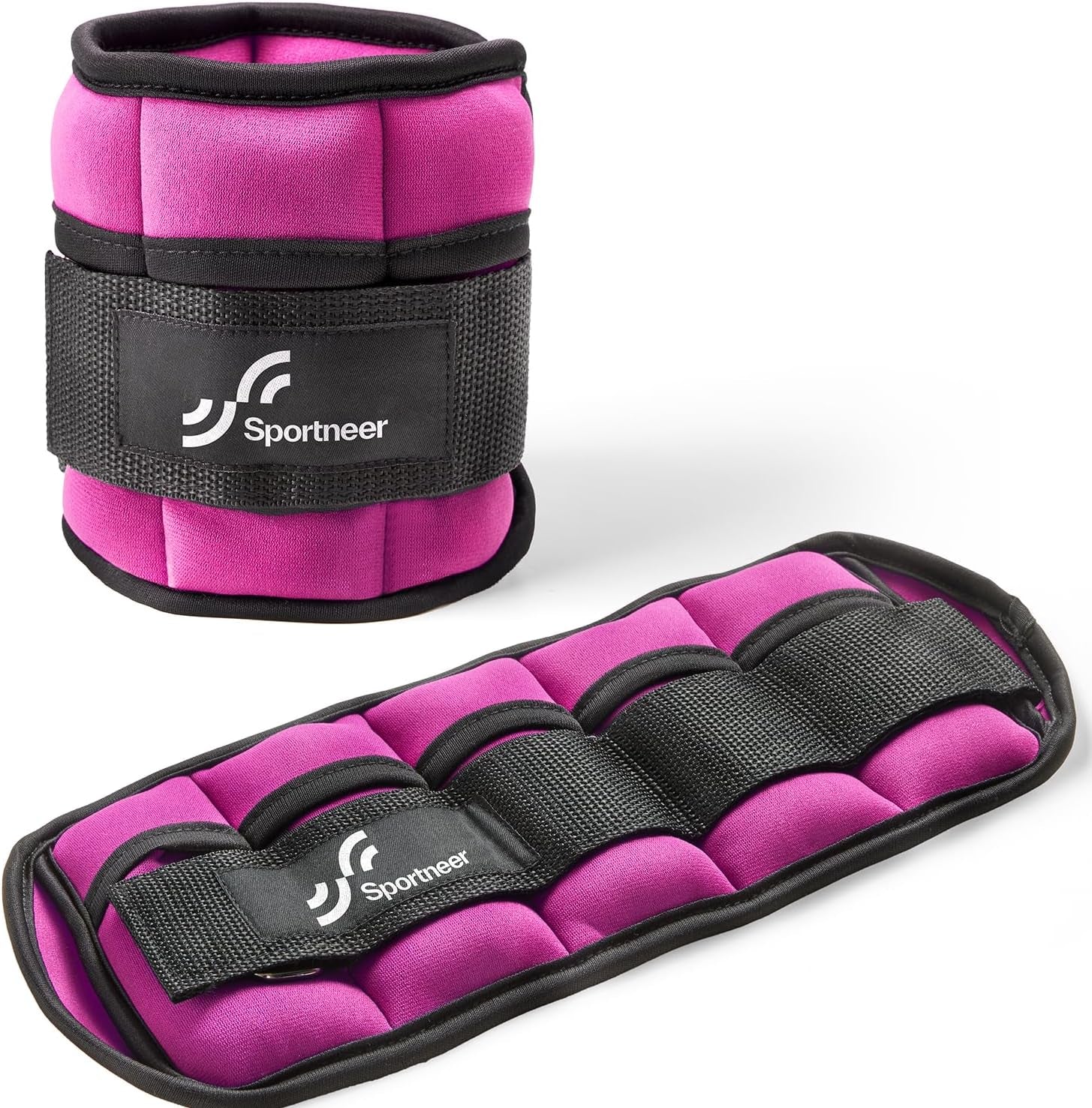 Adjustable Ankle and Wrist Weights for Women Pair of 4Lb/13Lb | Soft Neoprene Ankle and Wrist Weights for Walking, Running, Yoga, Workouts, Fitness, and Physical Therapy