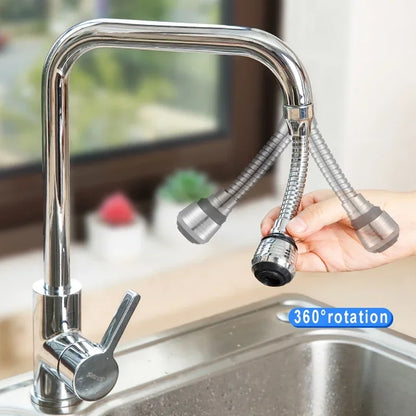 360° Rotatable Faucet Extender with Dual Mode Water-Saving Spray Head - Universal Pressure Sprayer Faucet Filter for Kitchen and Bathroom