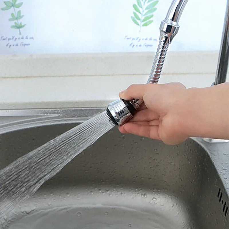 360° Rotatable Faucet Extender with Dual Mode Water-Saving Spray Head - Universal Pressure Sprayer Faucet Filter for Kitchen and Bathroom